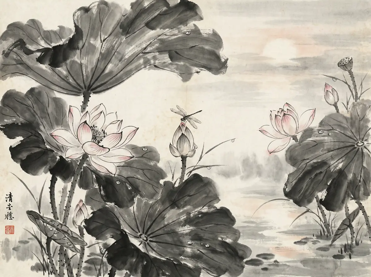 新葡京旅行家专栏莲花池水墨画